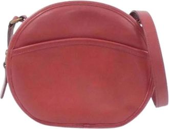 Coach Pre-owned Cross Body Bags, female, Red, Size: ONE SIZE Pre-owned Leather shoulder-bags