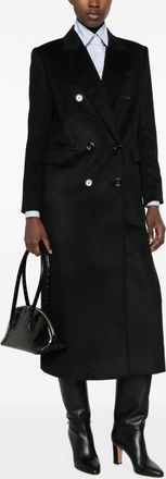 Max Mara Womens Coat Effige Black Virgin Wool Wool; Lining: Viscose