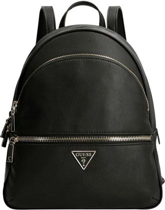 Guess Manhattan II Large Rugzak - Dames - Rugzakken - Zwart - ONE Size - Leer - Tassen