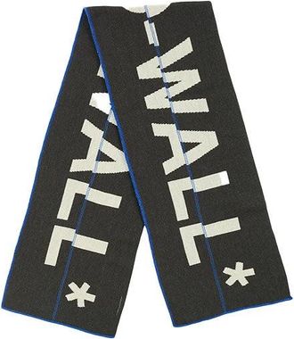 A-Cold-Wall* Typographic Sjaal - Heren - Wintersjaals - Grijs - ONE Size - Wol - Accessoires
