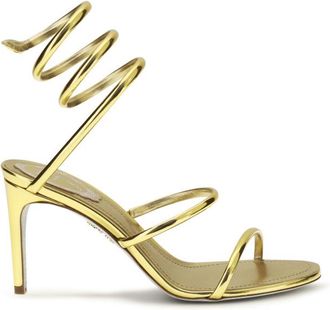 Rene Caovilla Golden Cleo Heels