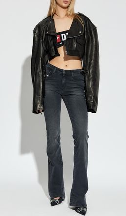 Diesel Short Top UFSB-MELANIE, Womens, Black