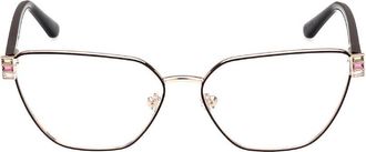 Guess Demo Butterfly Ladies Eyeglasses GU2969 005 56