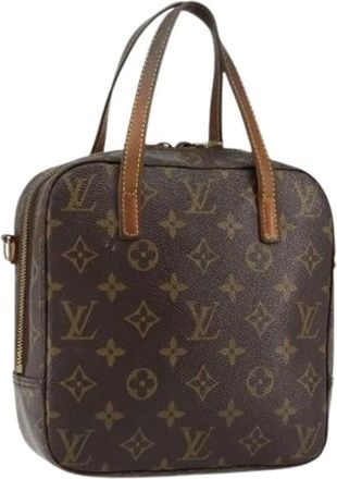 Louis Vuitton Pre-owned Handbags, female, Brown, Size: ONE SIZE Pre-owned Spontini Handbag
