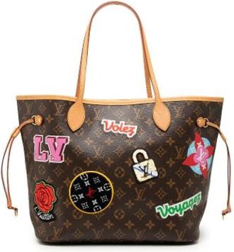 Louis Vuitton Pre-owned Neverfull MM - Dames - Vintage Shopper - Bruin - ONE Size - Leer - Vintage