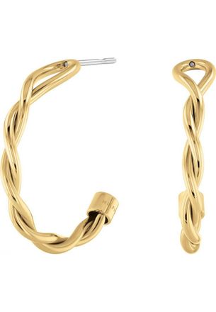 Tommy Hilfiger Womens 2780687 Ladies Earrings - Gold Stainless Steel - One Size