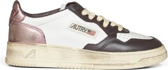 Autry Medalist Low Super Vintage - Dames - Sneakers - Wit - 37 EU - Katoen - Schoenen