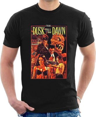 A&N from The Dusk Till Dawn Horror Vampire Movie T-Shirt Black