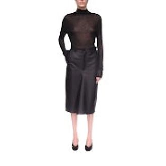Victoria Beckham Draped Long Sleeve Top - Dames - Coltruien - Zwart - M - Truien & Vesten