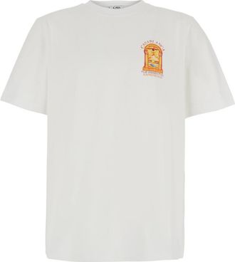 Casablanca White Crew Neck T-Shirt