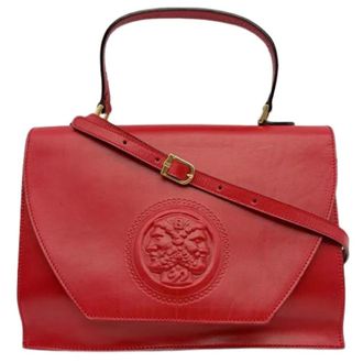 Fendi Pre-owned Vintage Schoudertas - Dames - Pre-owned - Rood - Maat: ONE Size Leer