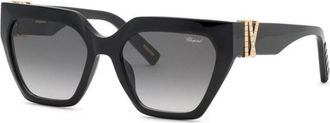 Chopard Sch 415S 700S Zonnebril - Dames - Zonnebrillen - Zwart - 54 MM - Accessoires