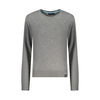 North Sails Full-zip Cardigan - Dames - Ronde hals truien - Grijs - M - Polyester - Truien & Vesten