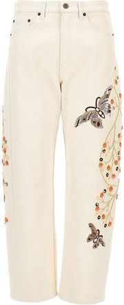 La DoubleJ Embroidered Barrel jeans Woman 26