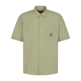 Carhartt Work in Progress Heren, Overhemden, Groen, Maat: XL Katoen