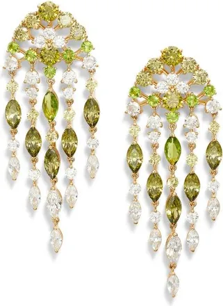 Nadri Chandelier Drop Earrings in Gold/cubic Zirconia at Nordstrom