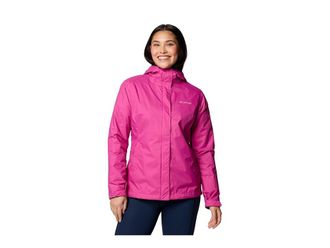 Columbia Arcadiatm II Jacket Womens Coat Fuchsia : 2XL, Nylon