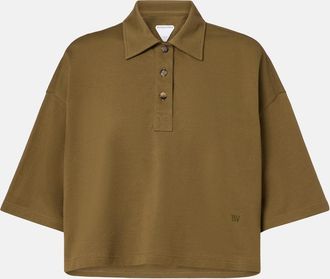 Bottega Veneta Polo in piqué di cotone