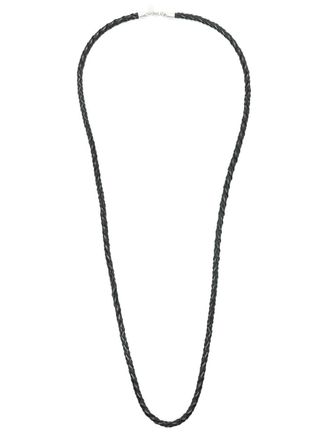 Amir Slama Amir Slama X Julio Okubo leather necklace - Black
