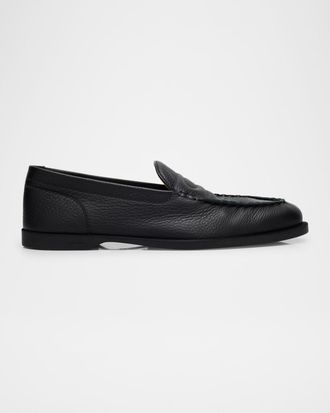John Lobb Men & apos;s Pace Suede Penny Loafers