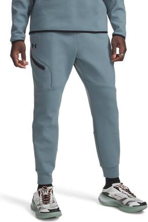 Under Armour Mens Unstoppable Fleece Joggers - Jasper Blue/Black Size 3XL