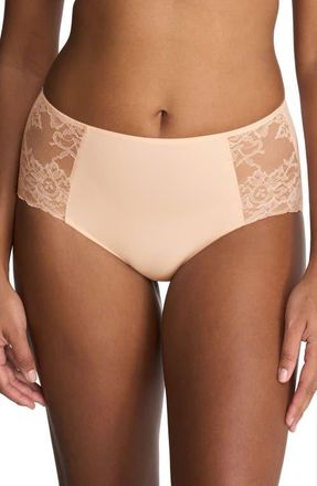 Natori Statement Lace Full Brief in Cameo Rose at Nordstrom, Size X-Large