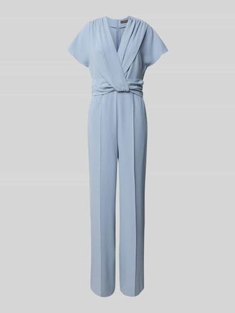 Vera Mont Jumpsuit mit Knotendetail in Hellblau, Gr&ouml;&szlig;e 46