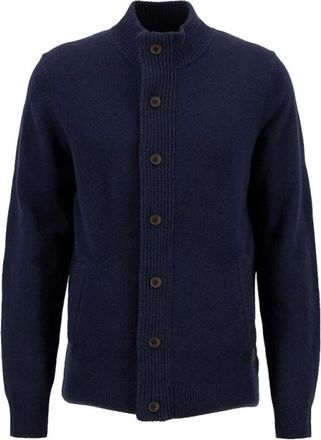 Barbour Essential Patch Zip Through - Heren - Truien - Blauw - Maat: M Zijde