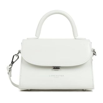 Lancaster Suave Even Flap Handtas - Dames - Handtassen - Wit - ONE Size - Leer - Tassen