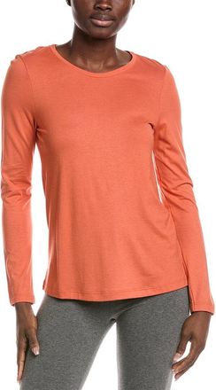 Hanro Hanro Relaxed Linen-Blend Round Neck Top