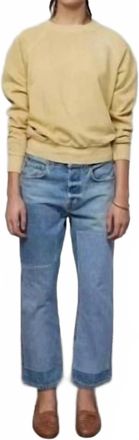 B Sides Marcel Straight Crop Jeans In Patch