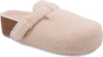 Mia Womens Qwest Mule In Natural Shearling