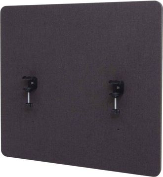 Hhg Nunca Usado] Separador Ac&uacute;stico De Escritorio Hhg 943, Pantalla De Privacidad De Oficina Tablero De Anuncios De Escritorio, Doble Pared De Tela/textil