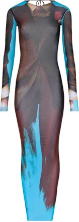 Jean Paul Gaultier Abito lungo Tennis con scollatura posteriore - Marrone