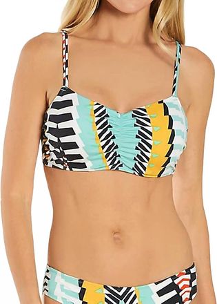 Freya Bassline Bralette Bikini Swim Top In Multi