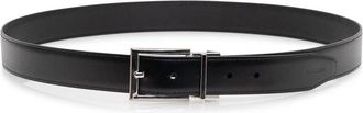 Dsquared2 Riem met verwisselbare gesp - Heren - Riemen - Zwart - ONE Size - Leer - Accessoires