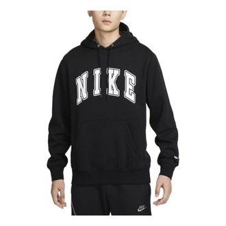 Nike Club Hoodie Black White FZ0872-010