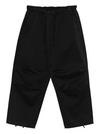 Comme Des Garçons Pantaloni con coulisse - Nero