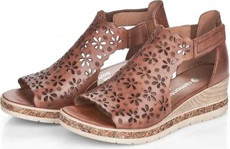 Remonte Womens Jerlyn Wedge Sandal In Tan