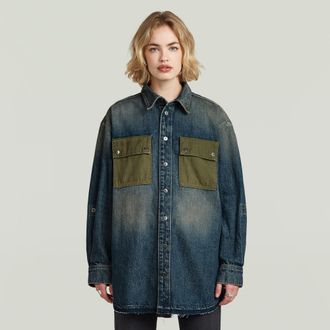 G-Star Hybrid Overshirt - Meerkleurig - Dames