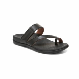 Vionic Womens Tide Morgan Sandal In Black
