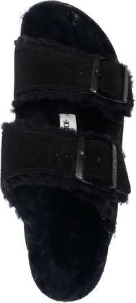 Birkenstock Arizona Shearling nero, pelle scamosciata e altro