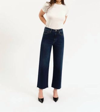 Daze Pleaser High Rise Wide Ankle Jeans In Magic Hour