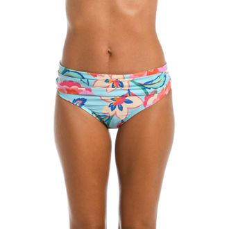 La Blanca Breezy Sashband Hipster Bikini Bottom In Multi