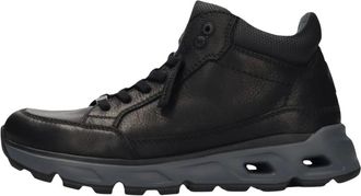 Salamander Lace-up Enkellaarsjes - Heren - Schoenen - Zwart - Maat: 43 EU Leer