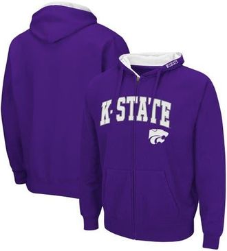 Colosseum Mens Colosseum Purple Kansas State Wildcats Arch & Logo 3.0 Full-Zip Hoodie at Nordstrom, Size Xx-Large