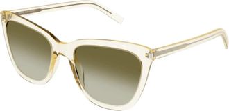 Saint Laurent Zonnebril - Dames - Zonnebrillen - Geel - 55 MM - Accessoires