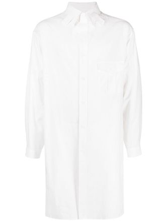 Yohji Yamamoto Camicia lunga - Bianco