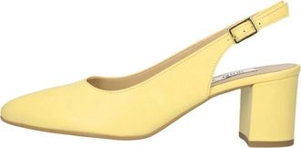 Notre-V Schoenen, Dames, Geel, 39 EU, Leer, Slingback 12613