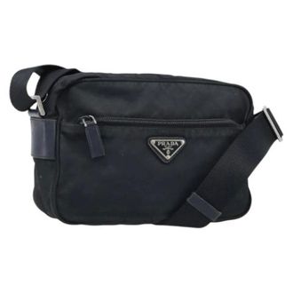 Prada unisex, Pre-owned, Zwart, Maat: ONE Size Leer